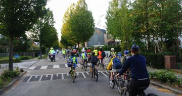 fietsen veilige schoolroute